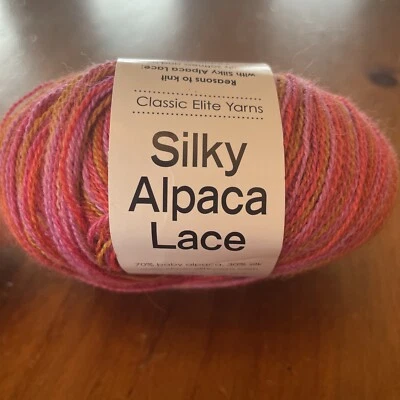 Encaje de alpaca sedoso de hilos Classic Elite color #2496 Foto 1 de 3