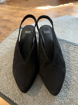 Salto Eileen Fisher Sing Back tamanho 10 - Imagem 1 de 4
