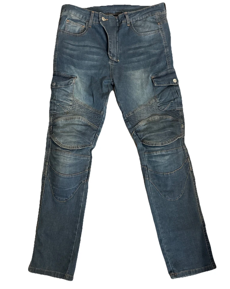 Winx Wheels Blue Cargo motorcycle armored Jeans Stretch All Pads Medium  34X30 Foto 1 de 4