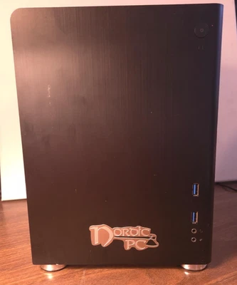 Nordic PC Mini-Tower Case • Brushed Aluminum • Small Form Factor - Image 1 of 4