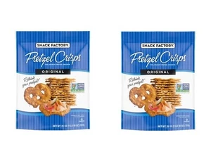 2 X Snack Pretzel Crisps Original Knots Crunchy Cracker Snack Pack 737g - Picture 1 of 3