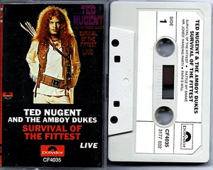 Ted Nugent & The Amboy Dukes ‎/ Survival Of The Fittest Live - Tested Cassette - Picture 1 of 3