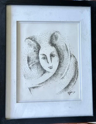 Гаитянские чернила рисунок Tiga (Jean Claude Garoute) - Изображение 1 из 4