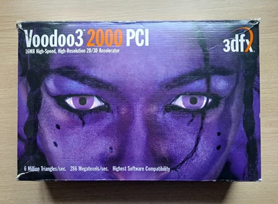 3DFX Voodoo 3 2000 PCI Boxed with Accessories - Image 1 of 4