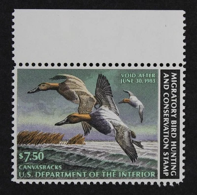 CKStamps: US Federal Duck Stamps Collection Scott#RW49 $7.50 Mint NH OG - Image 1 of 2