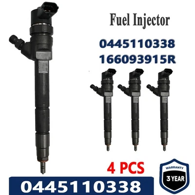 Fuel Injector for Renault Trafic Master II Vauxhall Vivaro Opel 0445110338 - Image 1 of 4