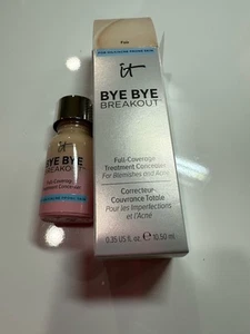 IT Cosmetics Bye Bye Breakout Full Coverage Treatment Concealer New In FAIR - Picture 1 of 4