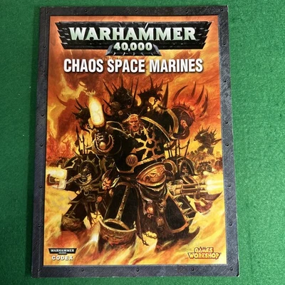 Warhammer 40k Chaos Space Marines Codex 4. ED ARMEE BUCH GAMES WORKSHOP BÜCHER 🟡 - Bild 1 von 4