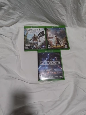 Xbox One /  Serie X Lot Of Three Games Star Wars Battlefront 2 Assassin's Creed - Image 1 of 4