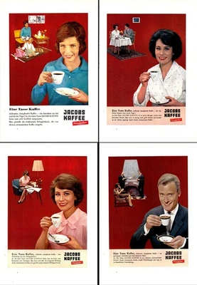 3w50622/ Lot Reklame aus 1963 – JACOBS KAFFEE – wunderbar! - Bild 1 von 4