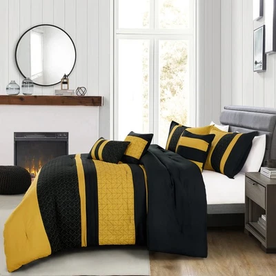 Высокий 6 предметов лоскутное одеяло комплект с декоративной подушкой, мягкое уютное постельное белье - Изображение 1 из 4