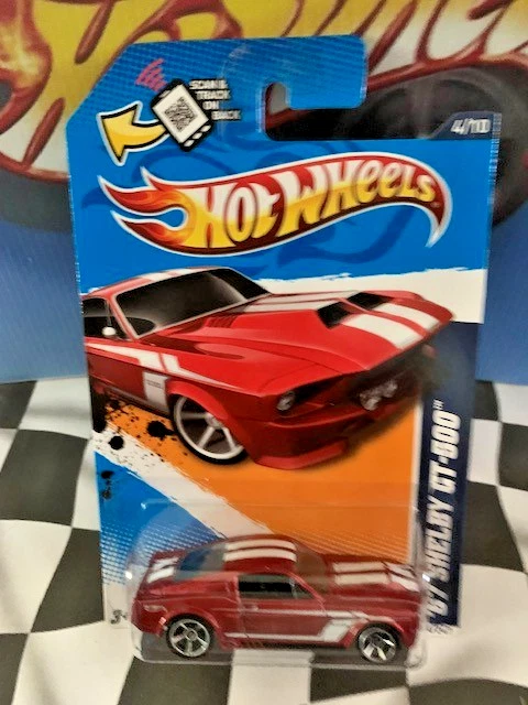 Hot Wheels 2012 Muscle Mania - Ford 4/10 114 '67 Shelby GT500 RED MC5 KMart EXCL - Imagem 1 de 1