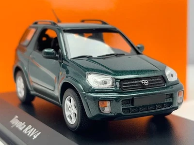 2000 Toyota RAV 4 RAV4 Green  1/43 Scale Diecast Model Car Minichamps Maxichamps - Image 1 of 4