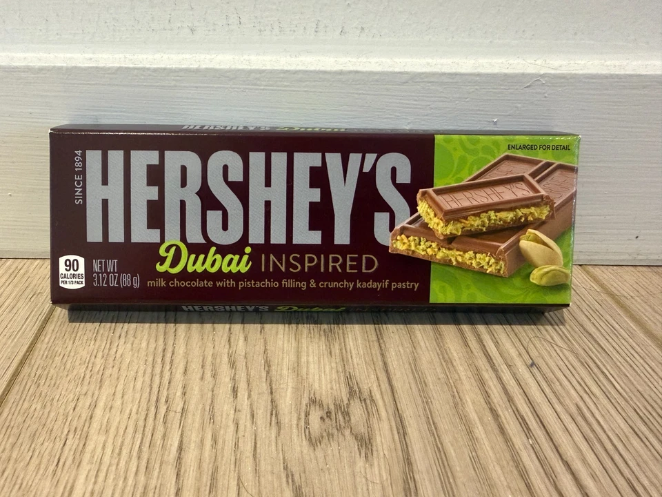 Barra de chocolate inspirada en Hershey Dubai, 3,12 oz - EDICIÓN LIMITADA EN MANO Hersheys Foto 1 de 1