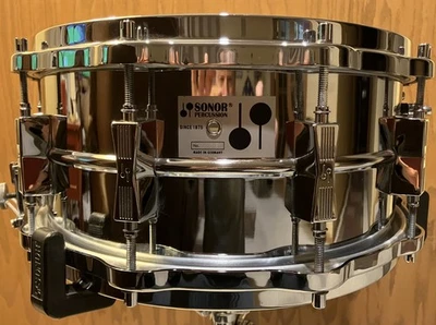1980 年代 Sonor Phonic D506 6.5x14 小军鼓带 Hella 压铸环 — 第 1/4 张图片