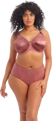 Sutiã Elomi Cate bordado copo inteiro com faixas 34G jacarandá - Imagem 1 de 4