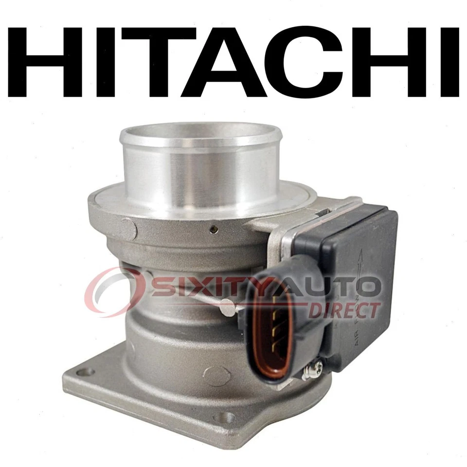 Hitachi Mass Air Flow Sensor for 1990-1991 Ford Country Squire 5.0L V8 - MAF bc Foto 1 de 4