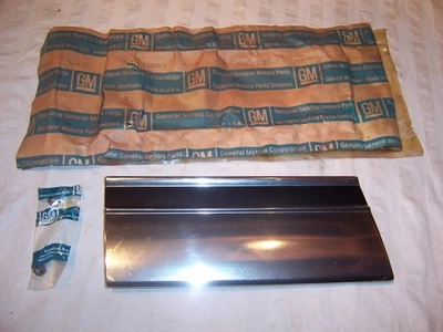 Chevy Impala Caprice Kingswood 1971 moldura de guardabarros derecha GM 3991029 NOS Foto 1 de 4