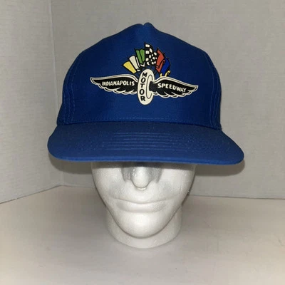 Vintage 80’s Indianapolis Motor Speedway Hat Cap Baseball Trucker Universal Inc. - Image 1 of 4