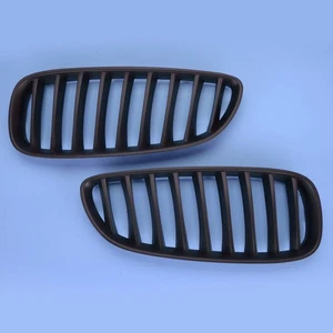 Pair Grille Center Bumper Mounted fit for BMW E89 Z4 Convertible 2009-2016 car - Picture 1 of 4