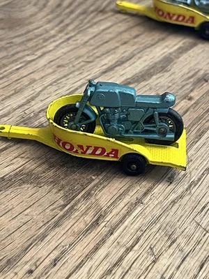 Remolque Matchbox Lesney #38 Honda M-Cycle Foto 1 de 2