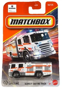 Matchbox Shania P 360 Fire Truck, White - Picture 1 of 3
