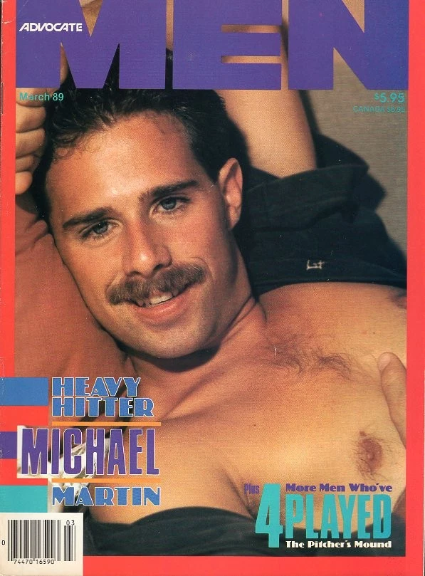 ADVOCATE MEN vintage gay magazine march 1989 MICHAEL MARTIN Foto 1 de 1