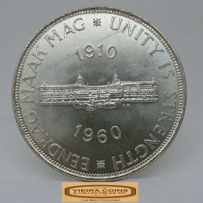 1960 South Africa Silver 5 Shillings - #C53209NQ - Image 1 of 2