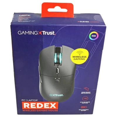 Trust GXT980 Redex Gaming Kabellose Maus mit 6 Tasten RGB 200-10.000dpi wireless - Bild 1 von 4