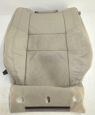 Nueva cubierta de asiento de cuero genuina Dodge LH 2014-2018 Durango Citadel beige DVD Foto 1 de 4