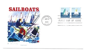 5747-48 48c Veleros Panel en un Panda Cachets FDC - Imagen 1 de 1