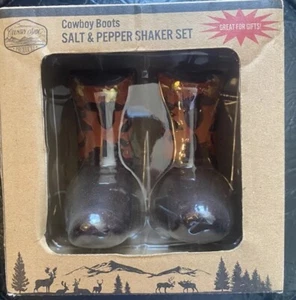 Rivers Edge Products Salt and Pepper Shaker Set, Poly Resin Spice Dispenser, - Picture 1 of 3