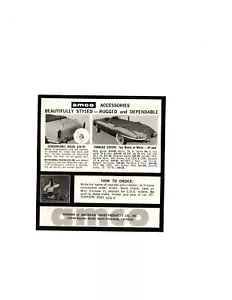 AMCO 1962 ACCESORIOS/JAGUAR XK-E ~ ANUNCIO ORIGINAL IMPRESO MÁS PEQUEÑO - Imagen 1 de 1