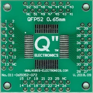 QFP52, LQFP52, MQFP52, TQFP52 0.65mm(0.02") to 4 x IDC2x7 [US] - Picture 1 of 1