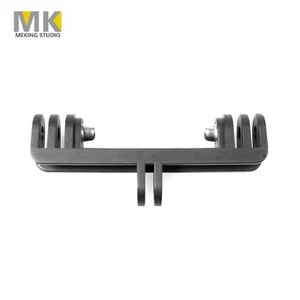 Casco adaptador puente con soporte de montaje doble monópode para cámara de acción GoPro Hero - Imagen 1 de 6