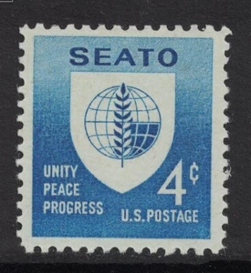 Scott 1151- SEATO Emblem- Unity, Peace, Progress- MNH 5c 1960- unused mint stamp - Picture 1 of 1