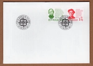 Sweden 1980 europa cept FDC - famous people - Picture 1 of 1