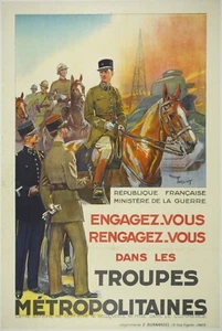 affiche poster engagez vous troupe - Picture 1 of 1