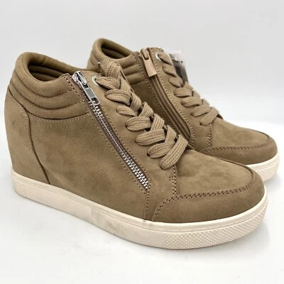 Nuevas Zapatillas de Tacón de Cuña Tostadas Tórridas - Talla 8W Foto 1 de 4