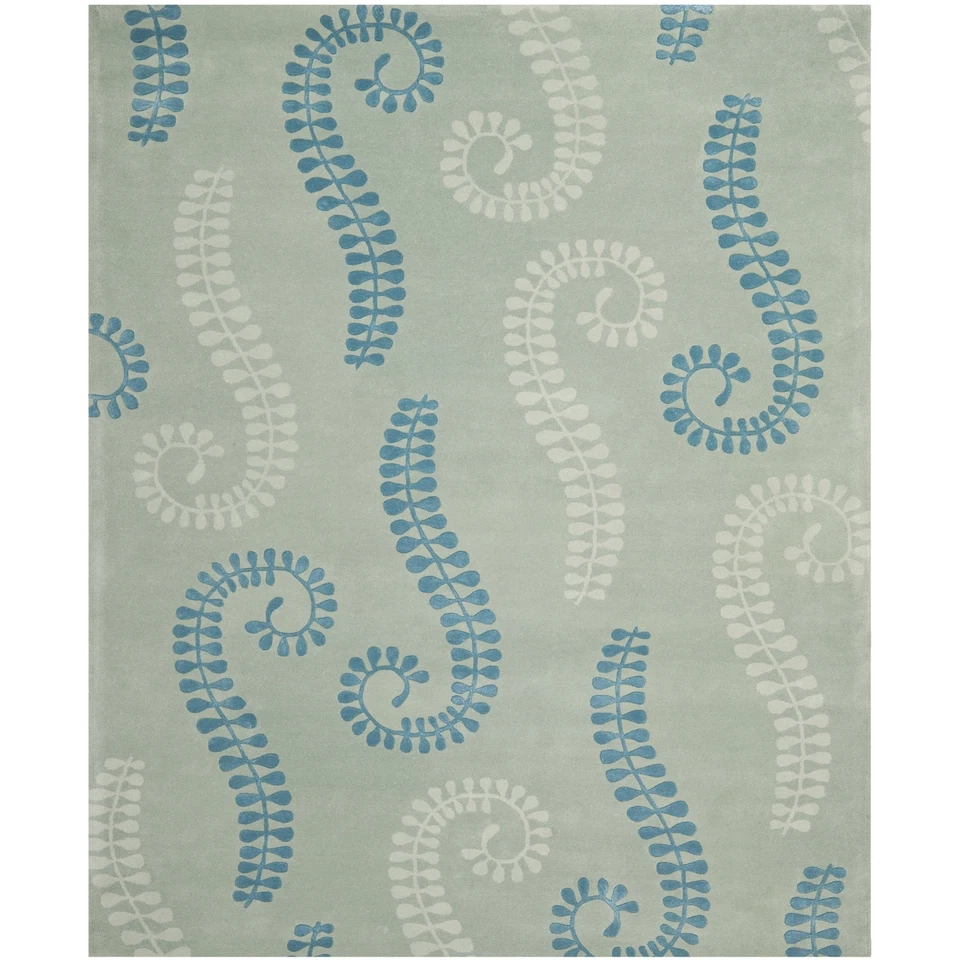 Safavieh Hand Tufted Capri Light Blue Wool Area Rug 6' x 9' - Image 1 of 1