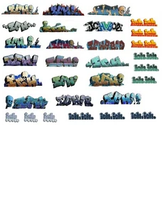 HO Scale Freight Car Graffiti " Ichabod " - Picture 1 of 1