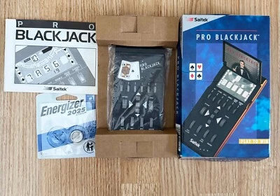 Blackjack Pro *Nuevo* Juego Electrónico Portátil y Manuales Caja Abierta Foto 1 de 4