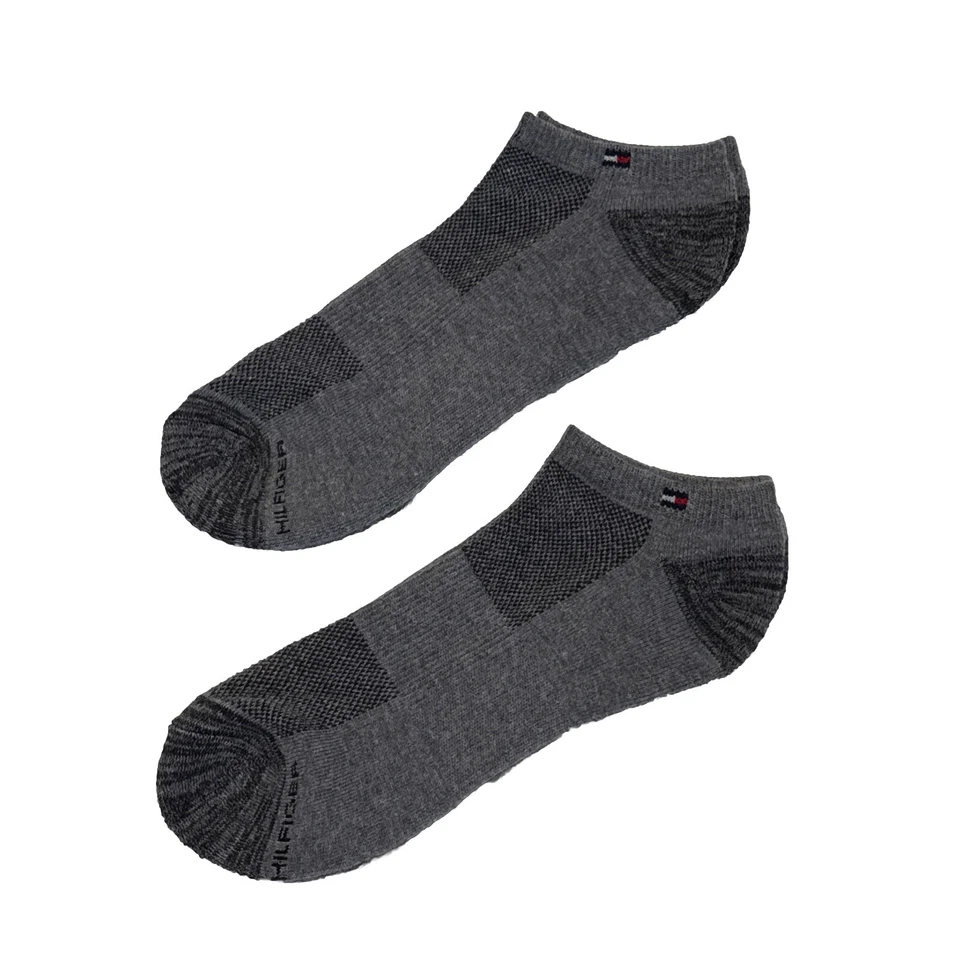 Tommy Hilfiger Calcetines Acolchados No Show Para Hombre - Gris - 2 Pares Foto 1 de 1