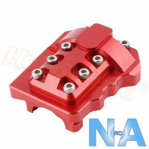 Alloy TRX4 TRX6 Diff Cover Front Rear Axle 8280 Crawler Black Red RC Car - Picture 1 of 12