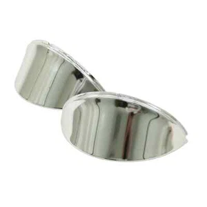 Headlight Eyebrow, Chrome Smooth, Sold As Pair Dunebuggy & VW - Picture 1 of 1