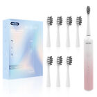 Sonic Electric Toothbrush With 8 Brush Heads Rechargeable Electric Tooth Brush