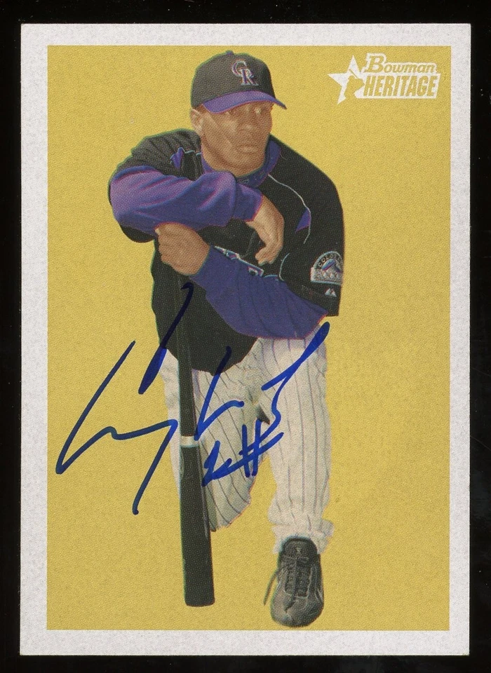 2006 Bowman Heritage COREY WIMBERLY Signed Card autograph AUTO ALCORN STATE ST - Image 1 of 1