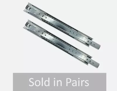 Corrediças de gaveta resistentes de aço 24" 500 lb {1,2,10 PARES} - Imagem 1 de 4