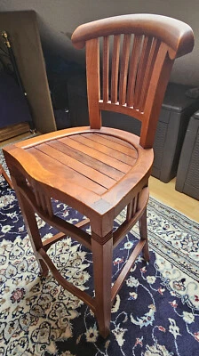 4 x Barhocker (Teakholz?) DANSK Design - Bild 1 von 4