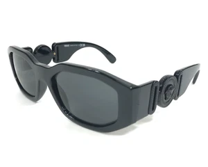 Versace Sunglasses MOD.4361 5360/87 Polished Black Frames with Dark Grey Lenses - Picture 1 of 13